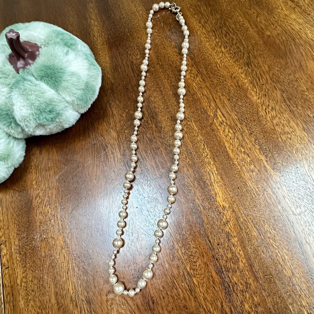 J.Crew Bronze Pearl Necklace